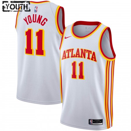 Kinder NBA Atlanta Hawks Trikot Trae Young 11 Nike 2020-2021 Association Edition Swingman